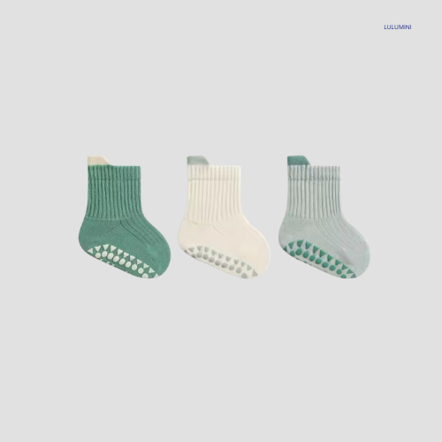 3-Stuks Baby Anti-Slip Sokken