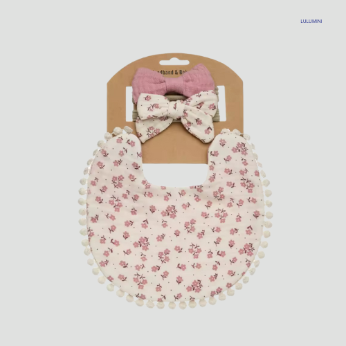 Baby Slabbetje + Hoofdband