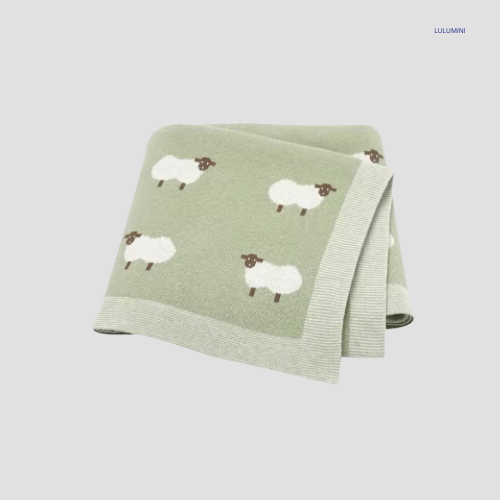 Katoenen Schaapjes Deken