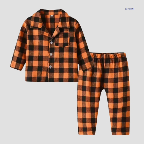 Katoenen Geruite Pyjama