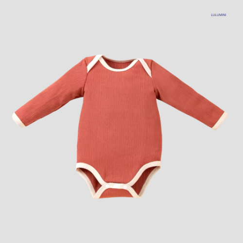 Baby Basic Katoenen Romper Lange Mouwen