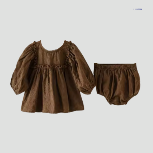 Baby Ruffel Jurkje Set