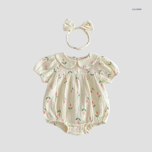 Bloomer Romper + Hoofdband