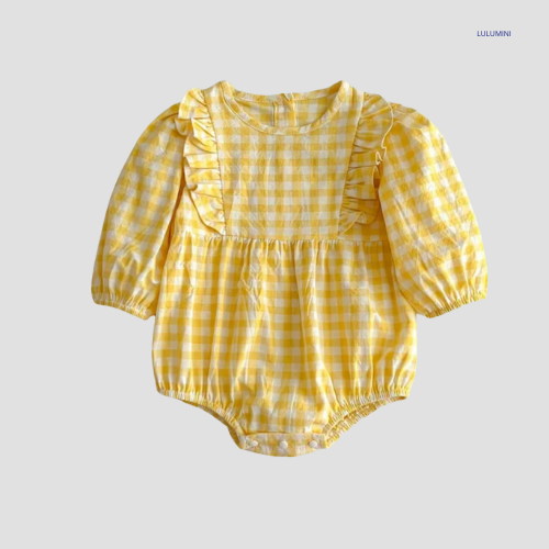 Baby Geruite Blouse
