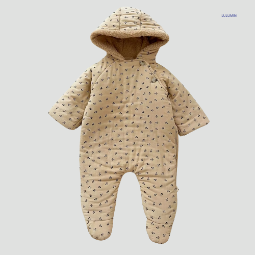 Baby Fleece Jumpsuit Flower