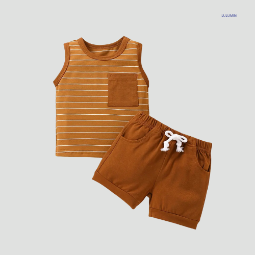 Gestreepte Tanktop+Broekje