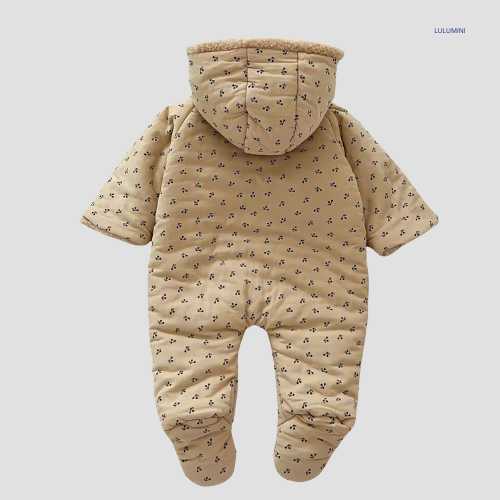 Baby Fleece Jumpsuit Flower