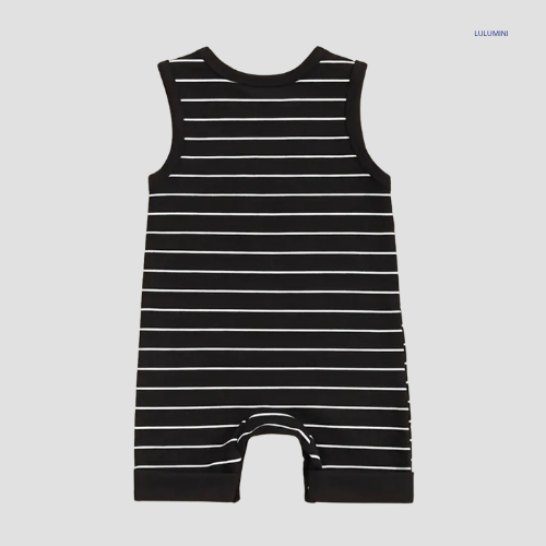 Mouwloze Gestreepte Romper