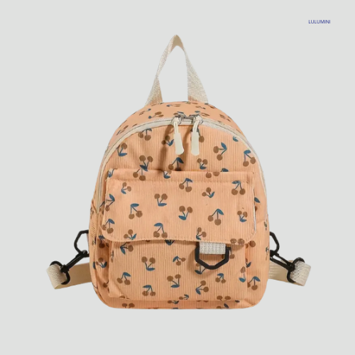 Corduroy Rugzak Cherry