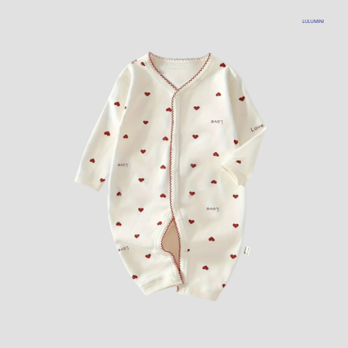 Katoenen Lange Mouwen Romper