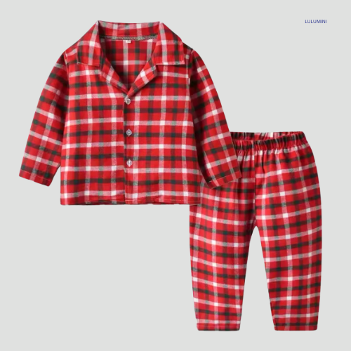 Katoenen Geruite Pyjama