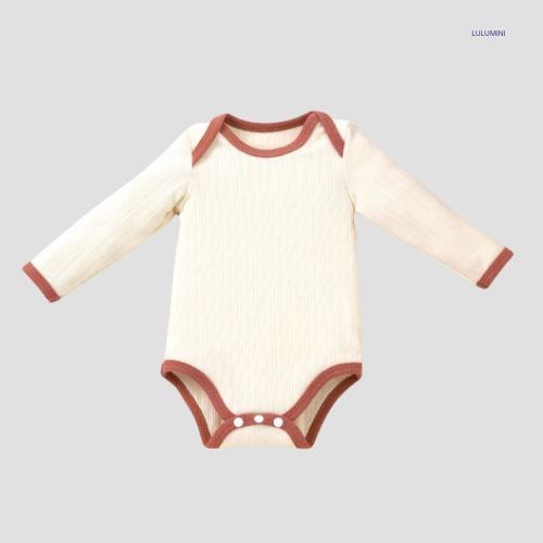 Baby Basic Katoenen Romper Lange Mouwen