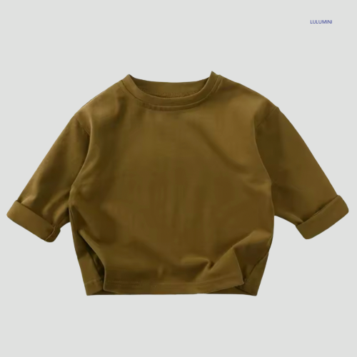 Basic Cotton T-Shirt Long Sleeve