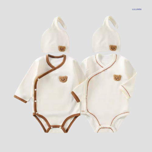 Baby Katoenen Romper + Muts